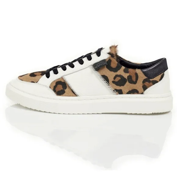 NWOB. Ugg Alameda Spooty Lace Up Leopord Sneaker 8.5 - Picture 1 of 7